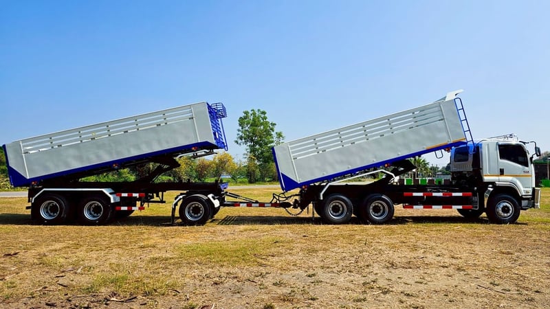 ISUZU FVZ 300แรงม้า รถบรรทุก 10ล้อ พ่วงแม่ลูก ปี2018 ISUZU FVZ 300แรงม้า รถบรรทุก 10ล้อ พ่วงแม่ลูก ปี2018