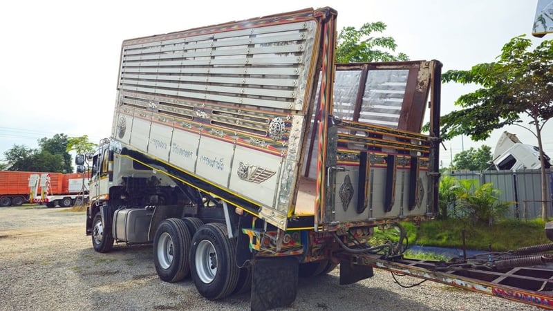  10 ล้อพ่วง HINO FM2P 380 แรงม้า ปี 2555