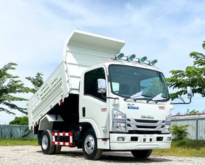 ISUZU NMR 130แรงม้า รถบรรทุก 6ล้อ ดั้มพ์ ปี2020