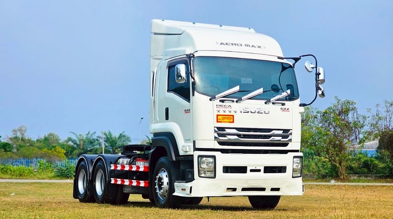 ISUZU GXZ 360แรงม้า รถบรรทุก 10ล้อ หัวลาก เฉพาะหัว ปี2018