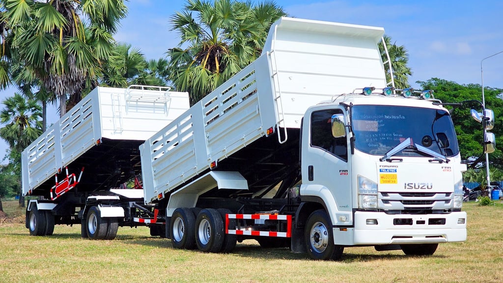 10 ล้อดัมพ์แคระ แม่ลูกดัมพ์ ISUZU FRR 210 ปี 63 10 ล้อดัมพ์แคระ แม่ลูกดัมพ์ ISUZU FRR 210 ปี 63