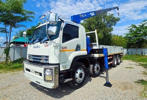 ISUZU FVM 300แรงม้า รถบรรทุก 10ล้อ กระบะเหล็กติดเครน ปี2012 ISUZU FVM 300แรงม้า รถบรรทุก 10ล้อ กระบะเหล็กติดเครน ปี2012