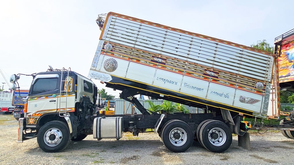  10 ล้อพ่วง HINO FM2P 380 แรงม้า ปี 2555