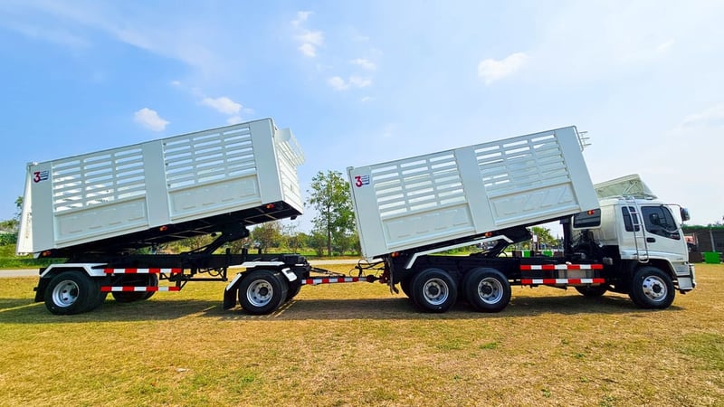 ISUZU FXZ 270 รถบรรทุก 10ล้อ พ่วงแม่ลูก 