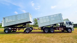 ISUZU FXZ 270 รถบรรทุก 10ล้อ พ่วงแม่ลูก 