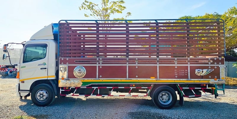 ♦️6 ล้อคอก HINO FC9J 145 แรงม้า ปี 57 ♦️
