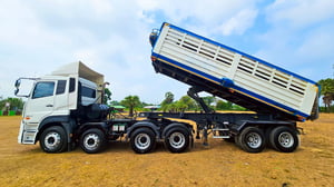 หัวลากUD TRUCK 370แรงปี61 พร้อมหางเซมิดัมพ์