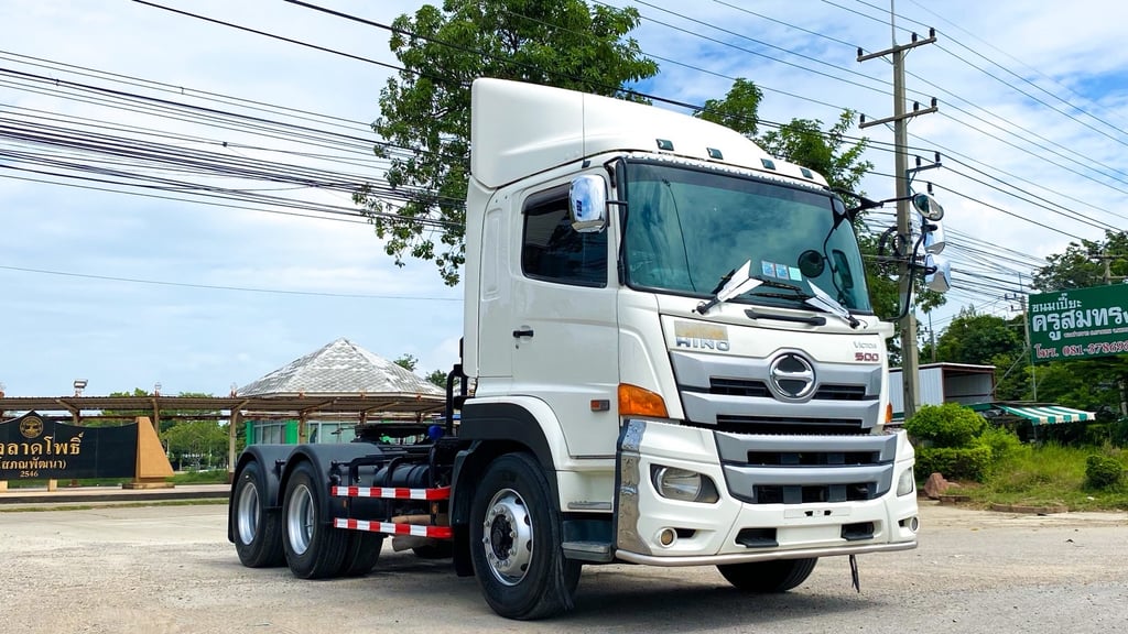 หัวลาก HINO VICTOR FM1A 344 แรงม้า ปี2563 มีระบบดัมพ์ หัวลาก HINO VICTOR FM1A 344 แรงม้า ปี2563 มีระบบดัมพ์