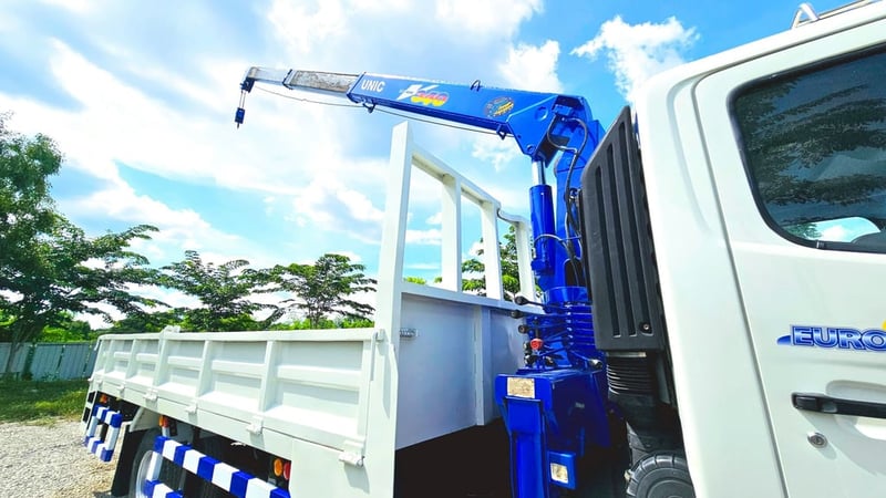 HINO FC 150แรงม้า หกล้อ 6ล้อ ติดเครน 