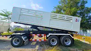 HINO FM 344แรงม้า รถบรรทุก 10ล้อ พ่วงแม่ลูก ปี2021