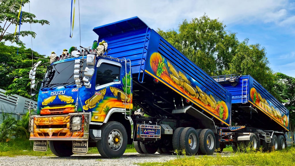 รถพ่วง ISUZU FVZ 300 แรงม้า ปี 2561กระบะอู่สหะกิจ SHK
