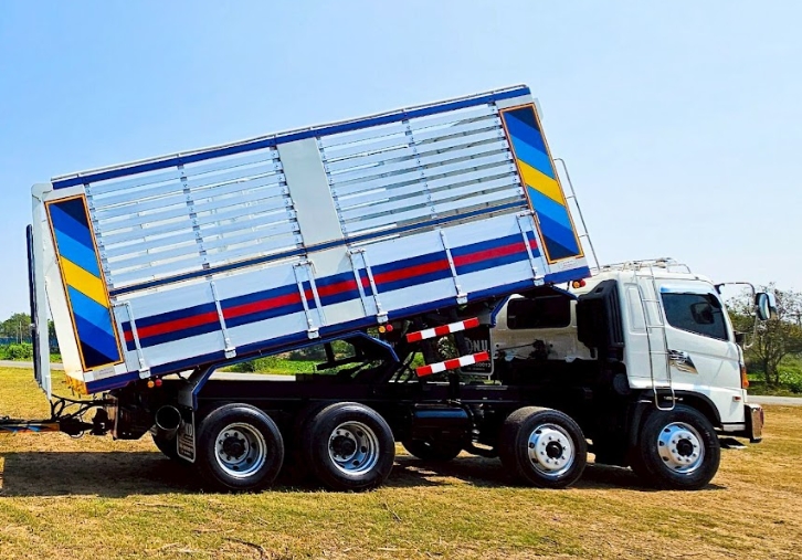 12ล้อดัมพ์ HINO MEGA EURO2 คอกเกษตร 