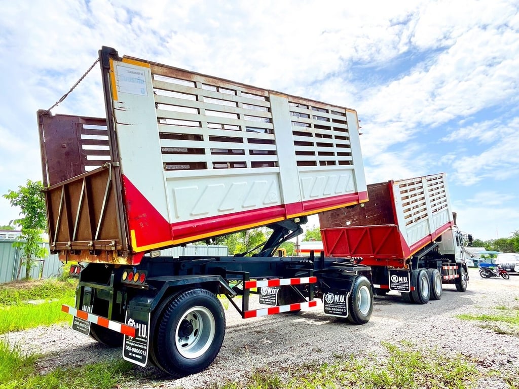 รถพ่วงดัมพ์คอกเกษตร ISUZU FXZ 270 แรงม้า ปี 2548