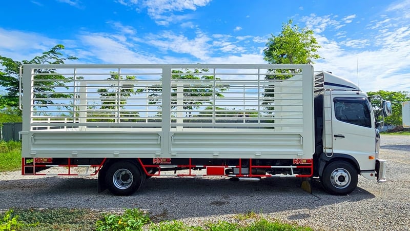 HINO FC 210แรงม้า รถบรรทุก 6ล้อ กระบะคอกสูง ปี2023 HINO FC 210แรงม้า รถบรรทุก 6ล้อ กระบะคอกสูง ปี2023