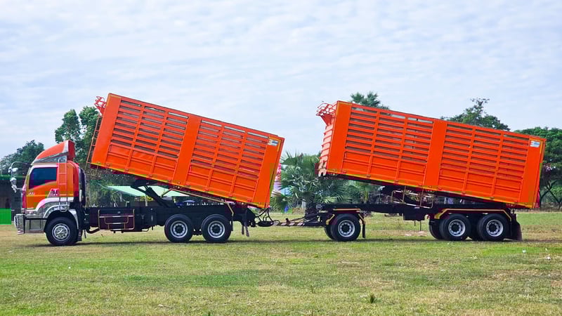 10ล้อพ่วงแม่ลูกดัมพ์คอกเกษตร ISUZU FXZ 360 MT ปี 65 อู่พิรุฬ 10ล้อพ่วงแม่ลูกดัมพ์คอกเกษตร ISUZU FXZ 360 MT ปี 65 อู่พิรุฬ