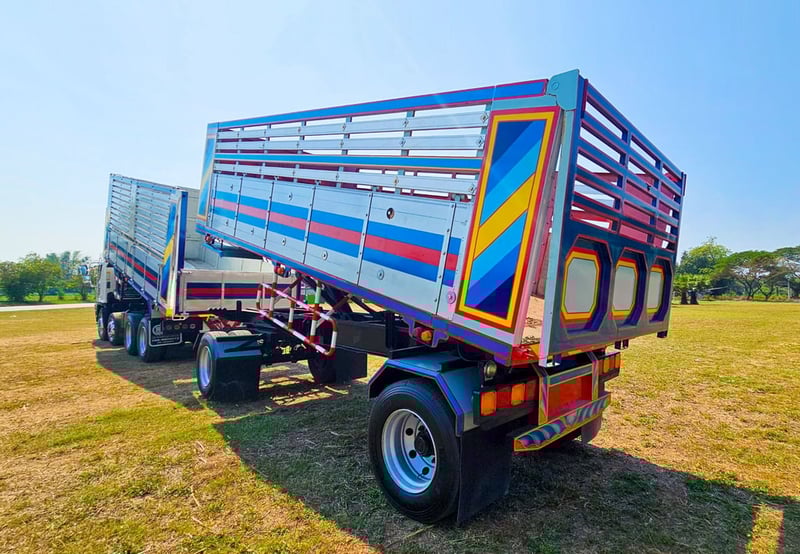 12 ล้อพ่วง HINO FM1J 260 กระบะซุ่นชัย