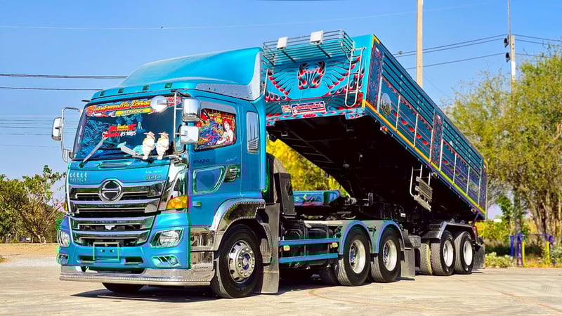 HINO FM 380แรงม้า รถบรรทุก 10ล้อ ดั้มพ์ ปี2019