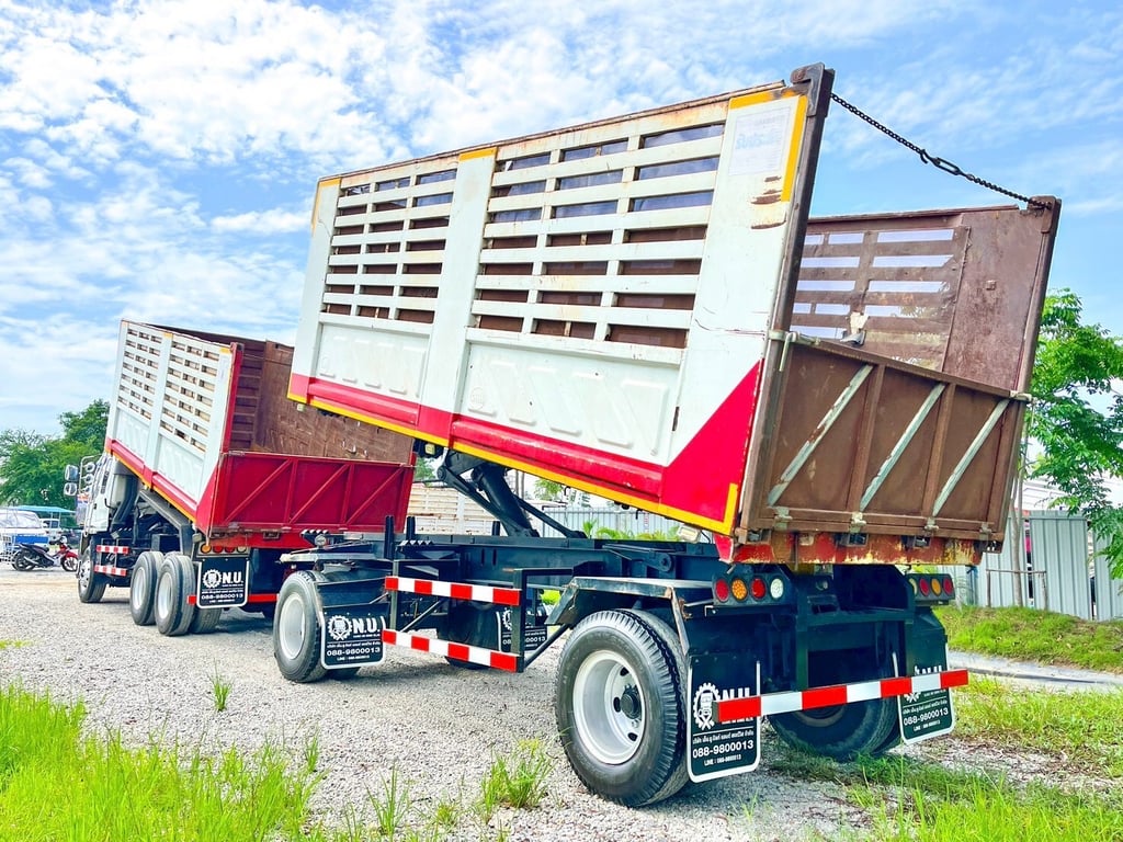 รถพ่วงดัมพ์คอกเกษตร ISUZU FXZ 270 แรงม้า ปี 2548