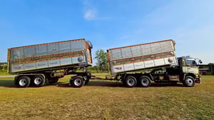 HINO FM 380แรงม้า รถบรรทุก 10ล้อ พ่วงแม่ลูก ปี2012