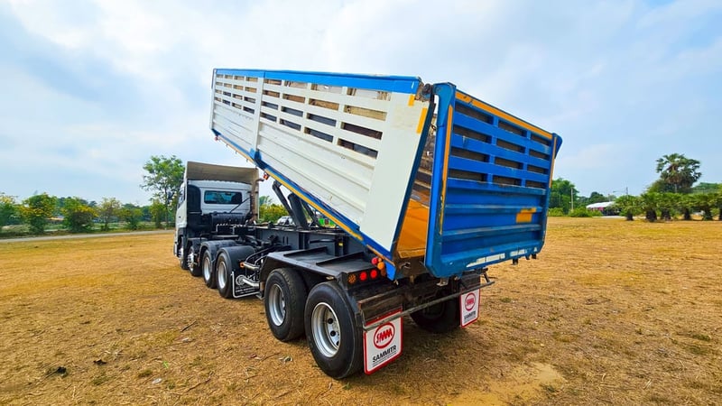 หัวลากUD TRUCK 370แรงปี61 พร้อมหางเซมิดัมพ์