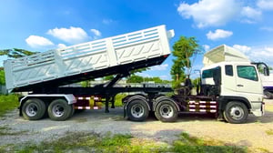 หัวลาก FUSO 380 แรงม้า ปี 2553 พร้อมหางเซมิดัมพ์