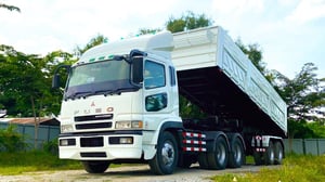 หัวลาก FUSO 380 แรงม้า ปี 2553 พร้อมหางเซมิดัมพ์