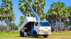 🔥 6 ล้อดัมพ์ติดเครน HINO 120 แรง 🔥