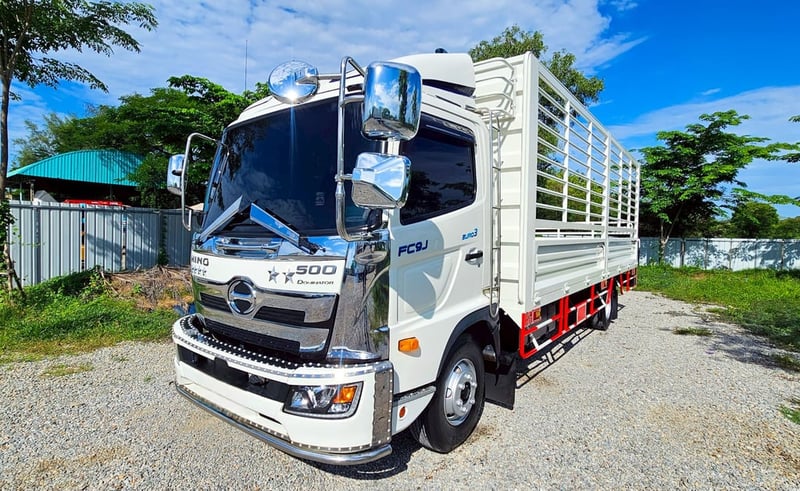 HINO FC 210แรงม้า รถบรรทุก 6ล้อ กระบะคอกสูง ปี2023 HINO FC 210แรงม้า รถบรรทุก 6ล้อ กระบะคอกสูง ปี2023