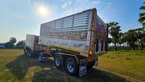 HINO FM 380แรงม้า รถบรรทุก 10ล้อ พ่วงแม่ลูก ปี2012