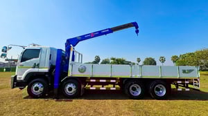  12 ล้อติดเครน ISUZU FVM 300 ปี 55