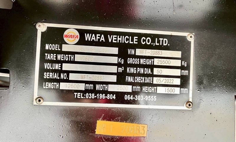 หางพื้นเรียบ WAFA ปี 2565 