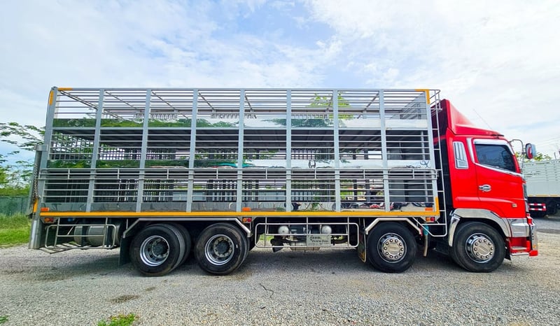 12ล้อคอกหมู HINO  S700 ปี65