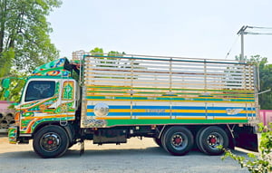 HINO FL 212แรงม้า รถบรรทุก 10ล้อ กระบะคอกสูง ปี2006