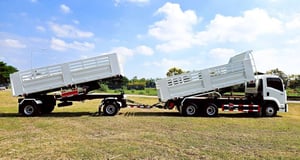 ISUZU FRR 210แรงม้า รถบรรทุก 6ล้อ พ่วงแม่ลูก ปี2020