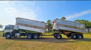 HINO FM 380แรงม้า รถบรรทุก 10ล้อ พ่วงแม่ลูก ปี2012