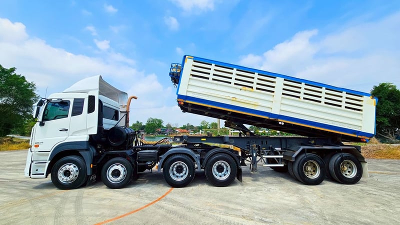 UD GWE 370แรงม้า รถบรรทุก 12ล้อ ดั้มพ์ ปี2018 พร้อมหางเซมิดัมพ์ ปี 65 UD GWE 370แรงม้า รถบรรทุก 12ล้อ ดั้มพ์ ปี2018 พร้อมหางเซมิดัมพ์ ปี 65