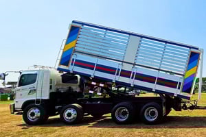 12ล้อดัมพ์ HINO MEGA EURO2 คอกเกษตร 