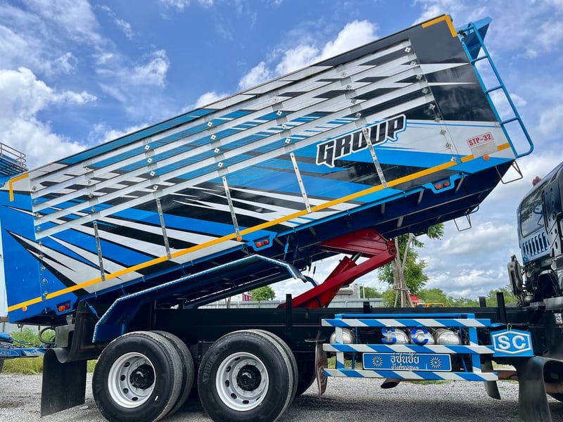 ISUZU FXZ 360แรงม้า รถบรรทุก 10ล้อ พ่วงแม่ลูก ปี2022 เลขไมล์ 250,188 กม.