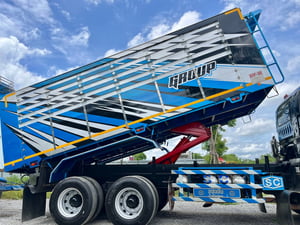 ISUZU FXZ 360แรงม้า รถบรรทุก 10ล้อ พ่วงแม่ลูก ปี2022 เลขไมล์ 250,188 กม.