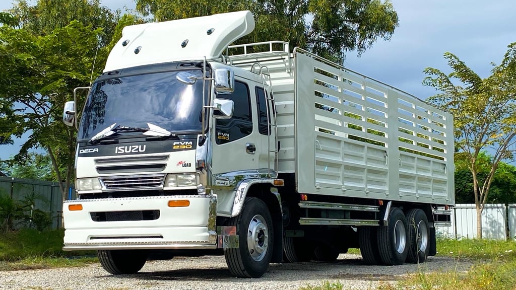 10 ล้อคอก ISUZU FVM 230 แรงม้า ปี 2550 แม็กโหลด