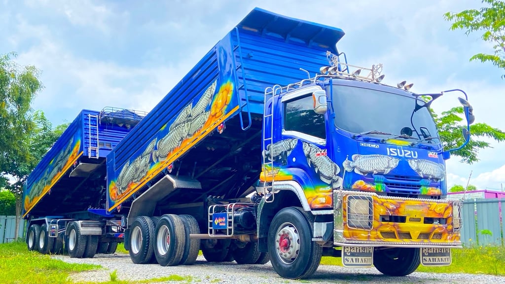 รถพ่วง ISUZU FVZ 300 แรงม้า ปี 2561