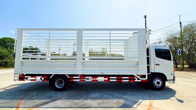 HINO FC 175แรงม้า รถบรรทุก 6ล้อ กระบะคอกสูง ปี2017