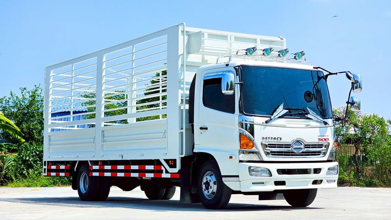 HINO FC 175แรงม้า รถบรรทุก 6ล้อ กระบะคอกสูง ปี2017