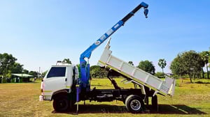 🔥 6 ล้อดัมพ์ติดเครน HINO 120 แรง 🔥