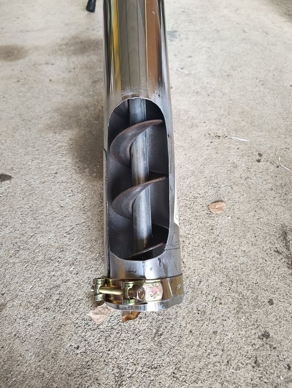 เครื่องลำเลียงข้าวเปลือกลงกระสอบ ยาว2.5เมตร