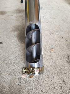 เครื่องลำเลียงข้าวเปลือกลงกระสอบ ยาว2.5เมตร