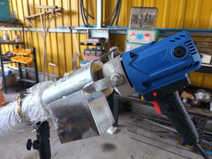 เครื่องลำเลียงข้าวเปลือกลงกระสอบ ยาว2.5เมตร