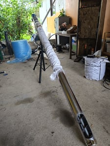 เครื่องลำเลียงข้าวเปลือกลงกระสอบ ยาว2.5เมตร