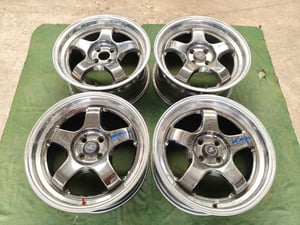 S1 งาน K-Speed ขอบ17 กว้าง8 ET38 , 4 รู 100 ***มีดุ้งอ่อน 3 วง สภาพสีเดิมไม่เคยซ่อม