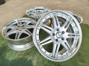 W Work GS5 แท้ ขอบ19 กว้าง8.5-9 ET45-18 , 5 รู 114 ***ไม่มีซ่อมสภาพพร้อมใช้งาน